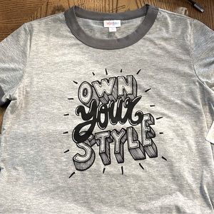 Lularoe Small Liv Ringer Tee Own Your Style
